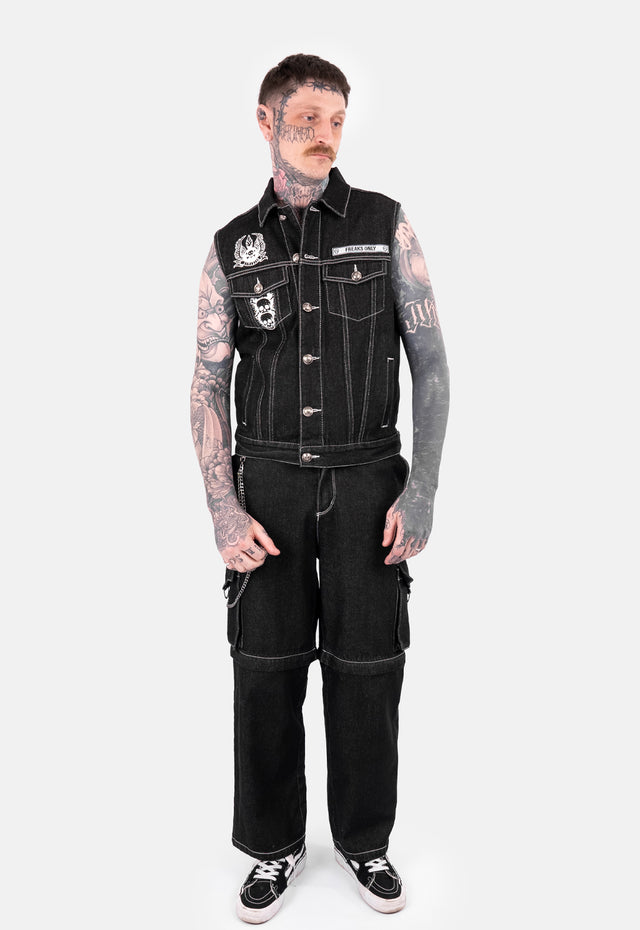 Alfie Denim Battle Jacket