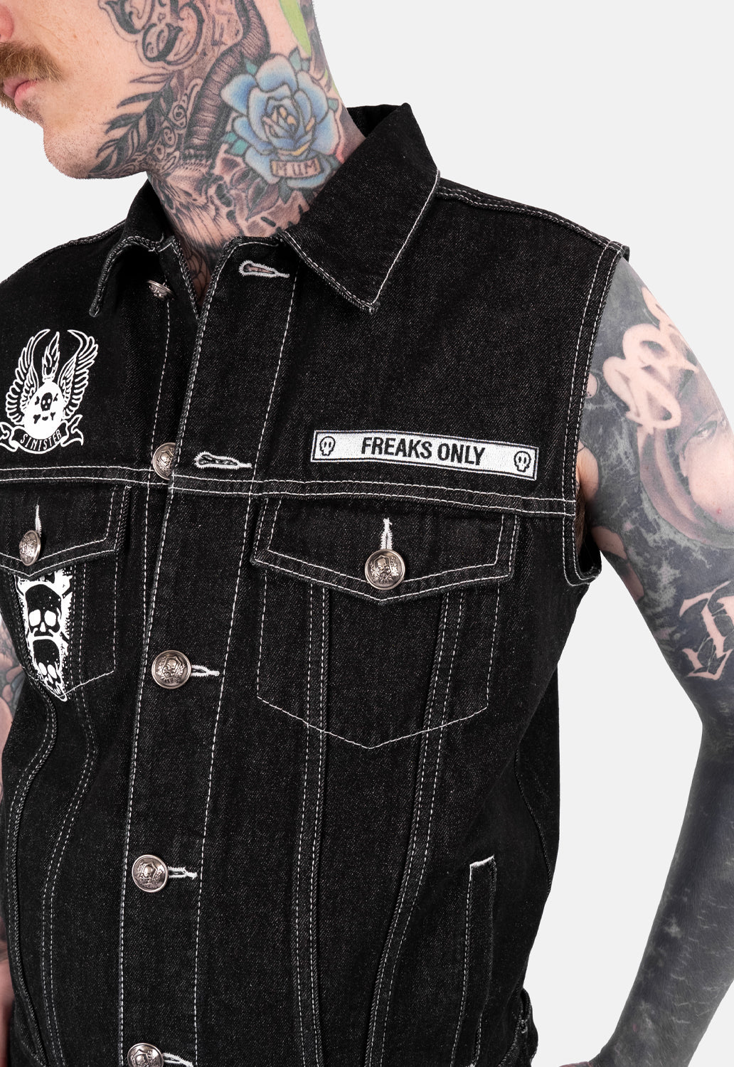 Alfie Denim Battle Jacket