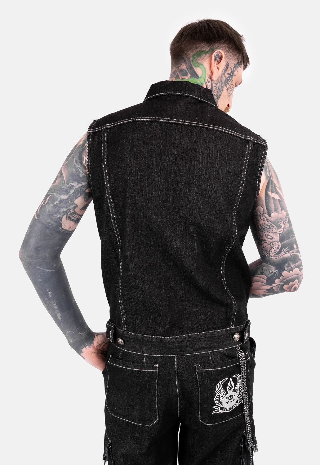Alfie Denim Battle Jacket