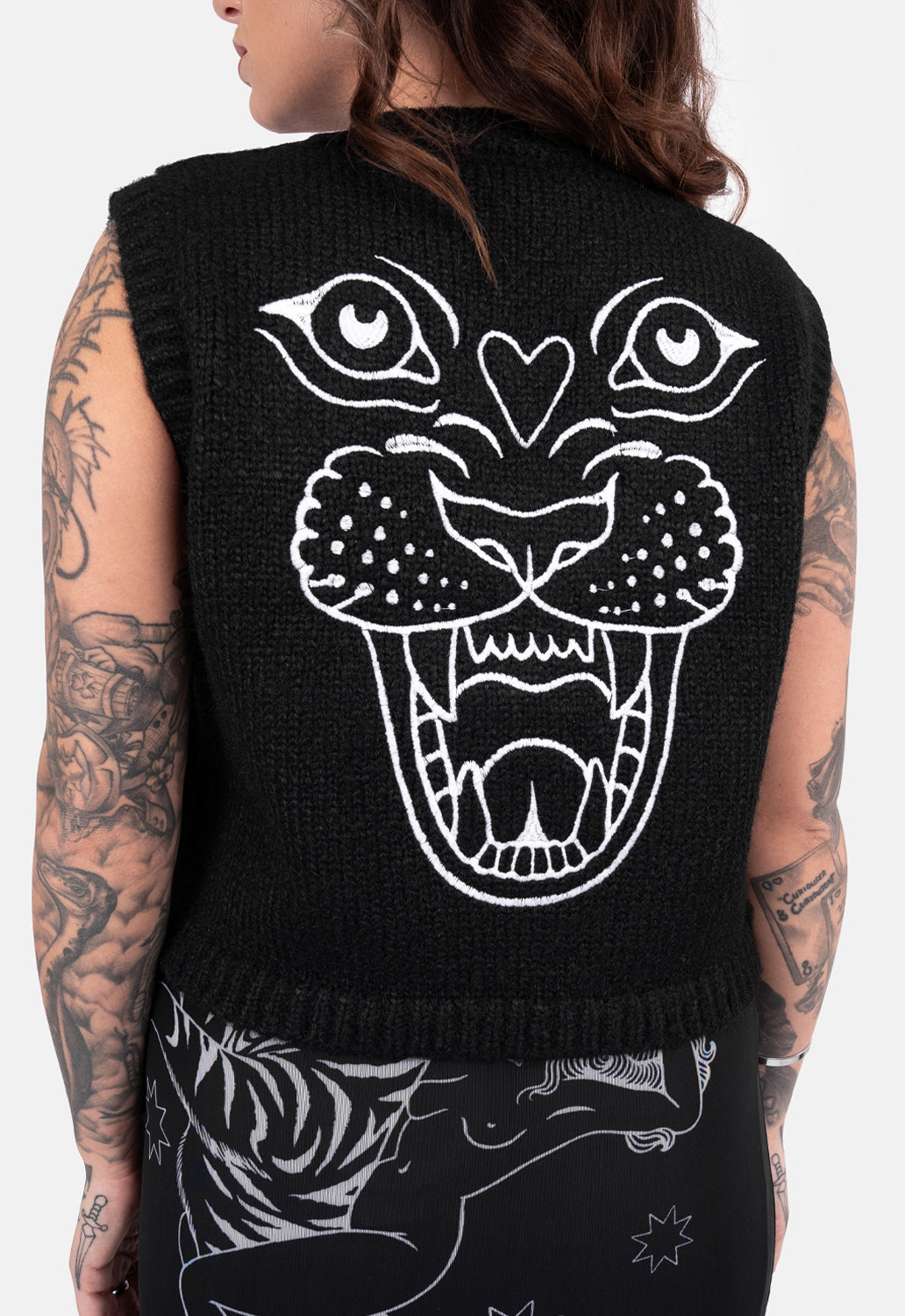 Anslie Graphic Knit Vest