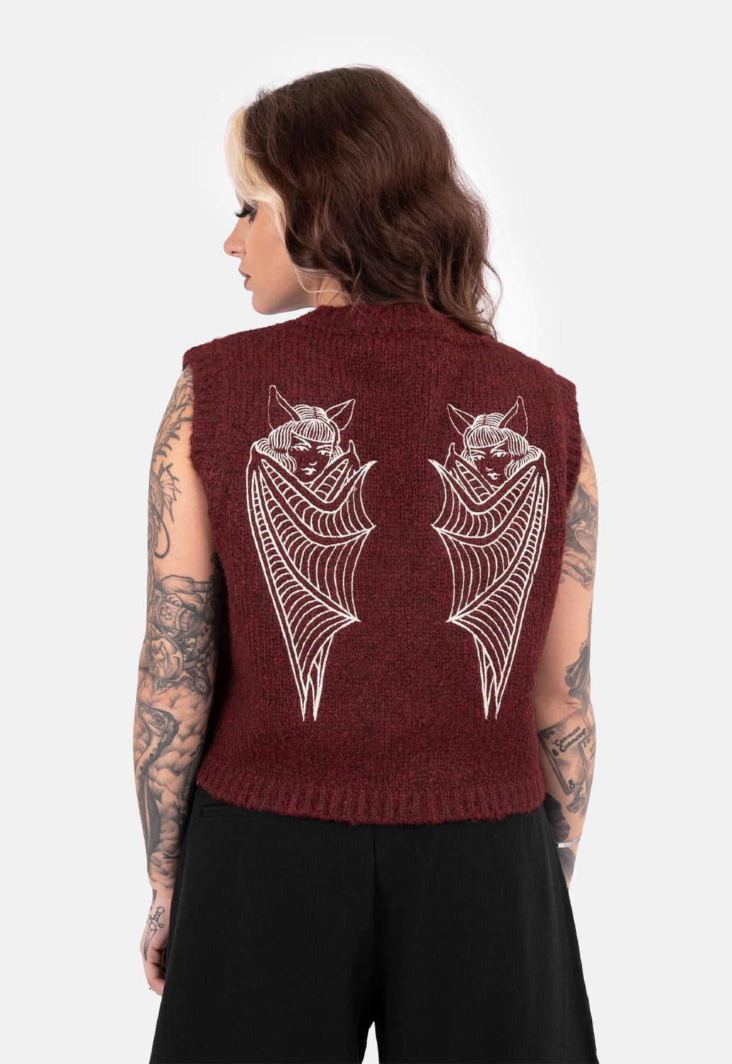 Anslie Graphic Knit Vest