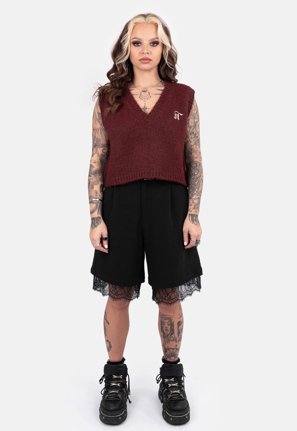 Anslie Graphic Knit Vest