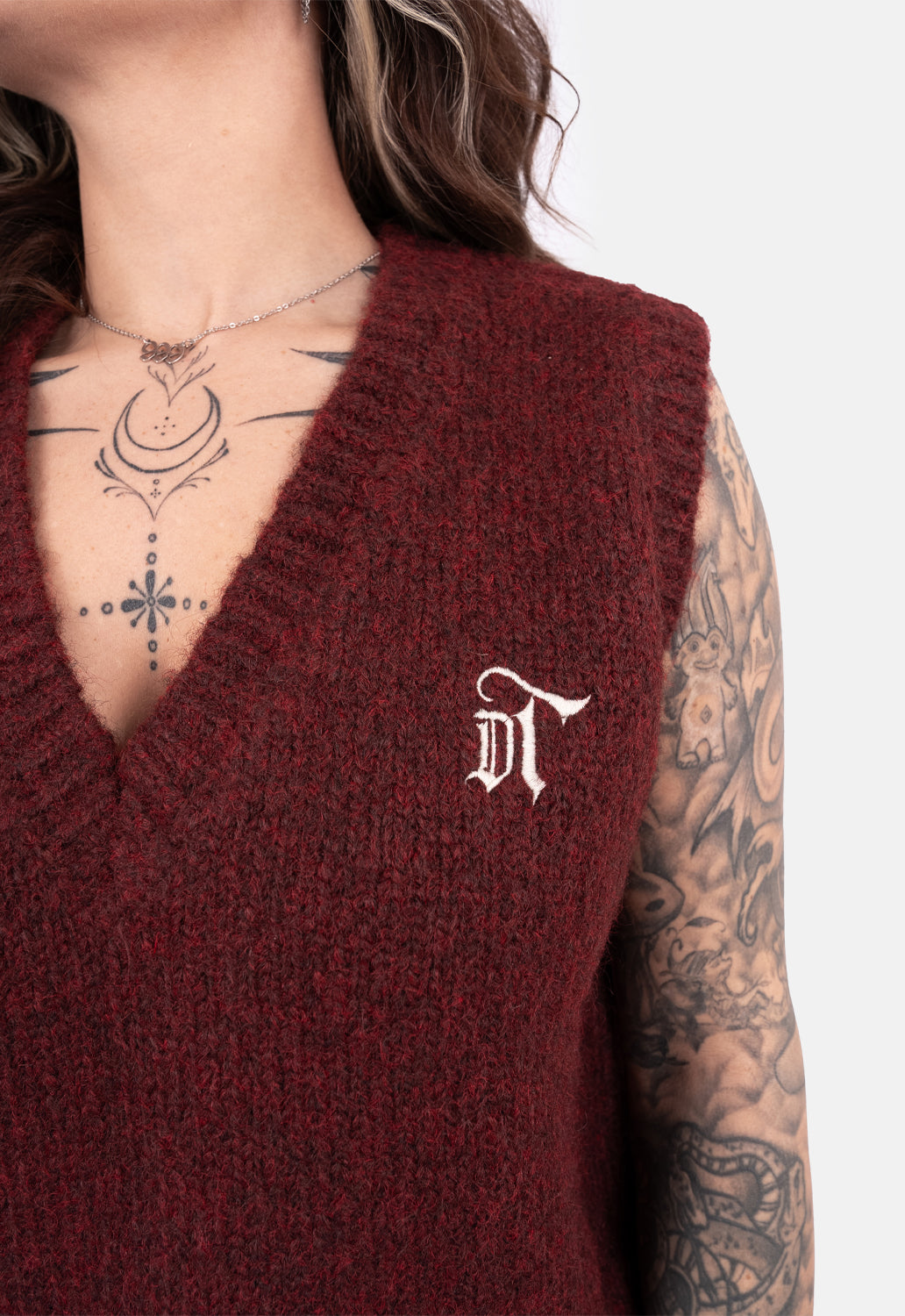 Anslie Graphic Knit Vest