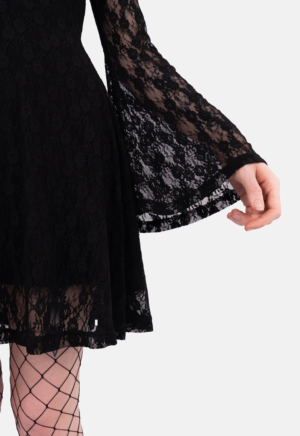 Ash Bat Wing Sleeve Mini Dress