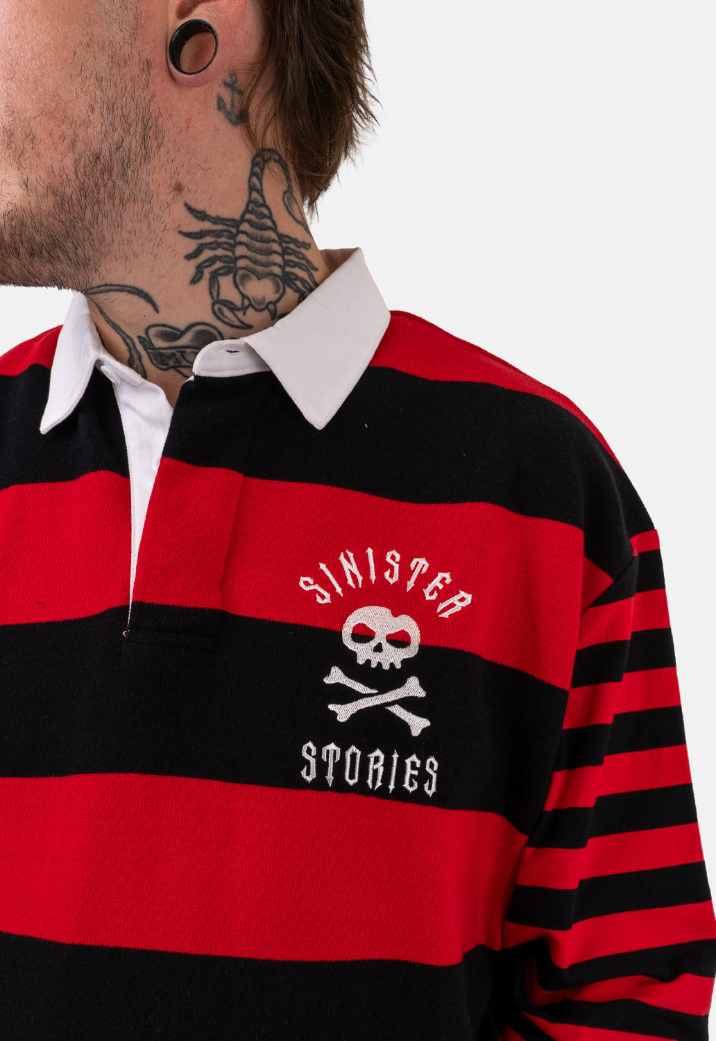 Aster Striped Rugby Polo