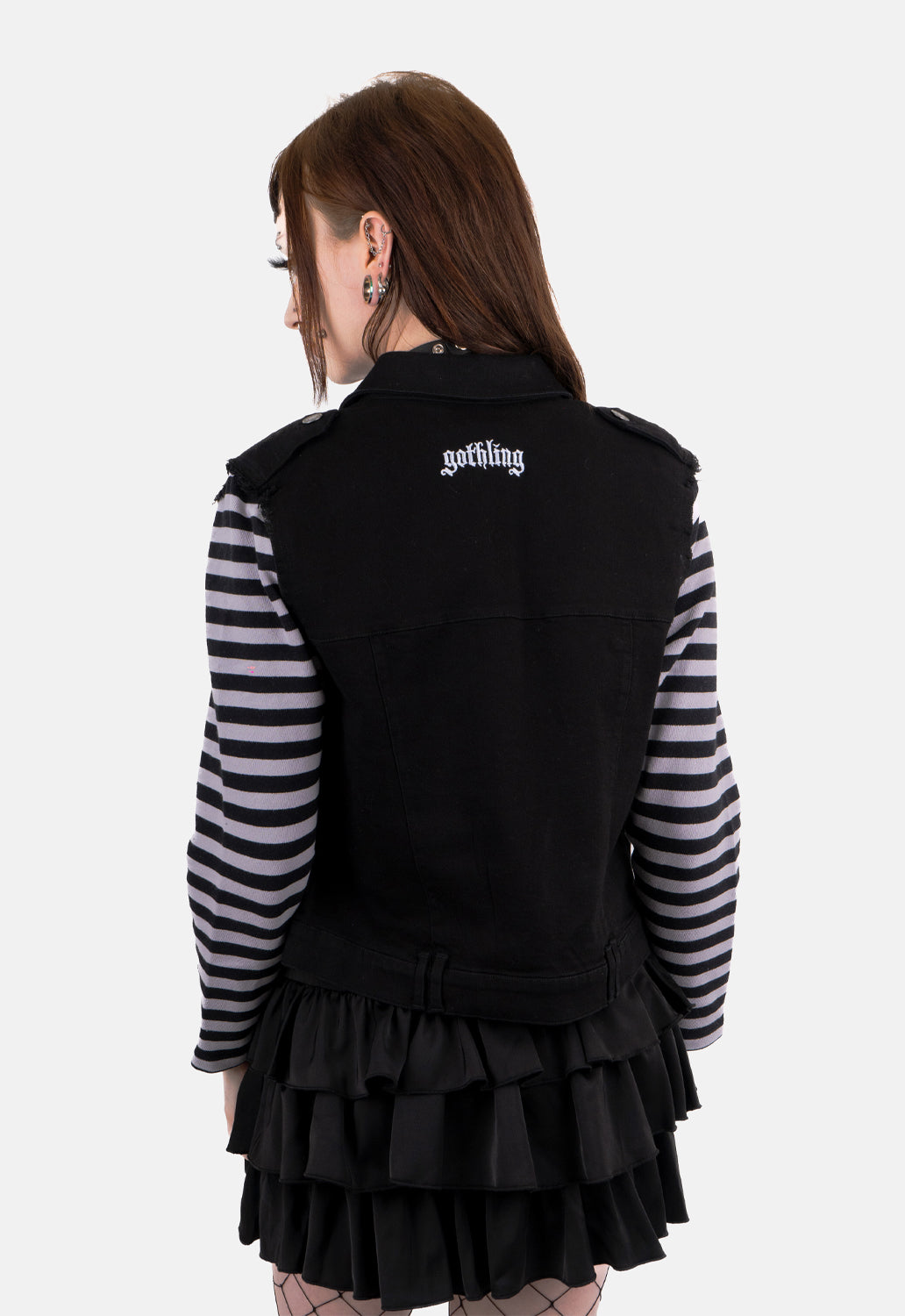 Aza Contrast Denim Jacket