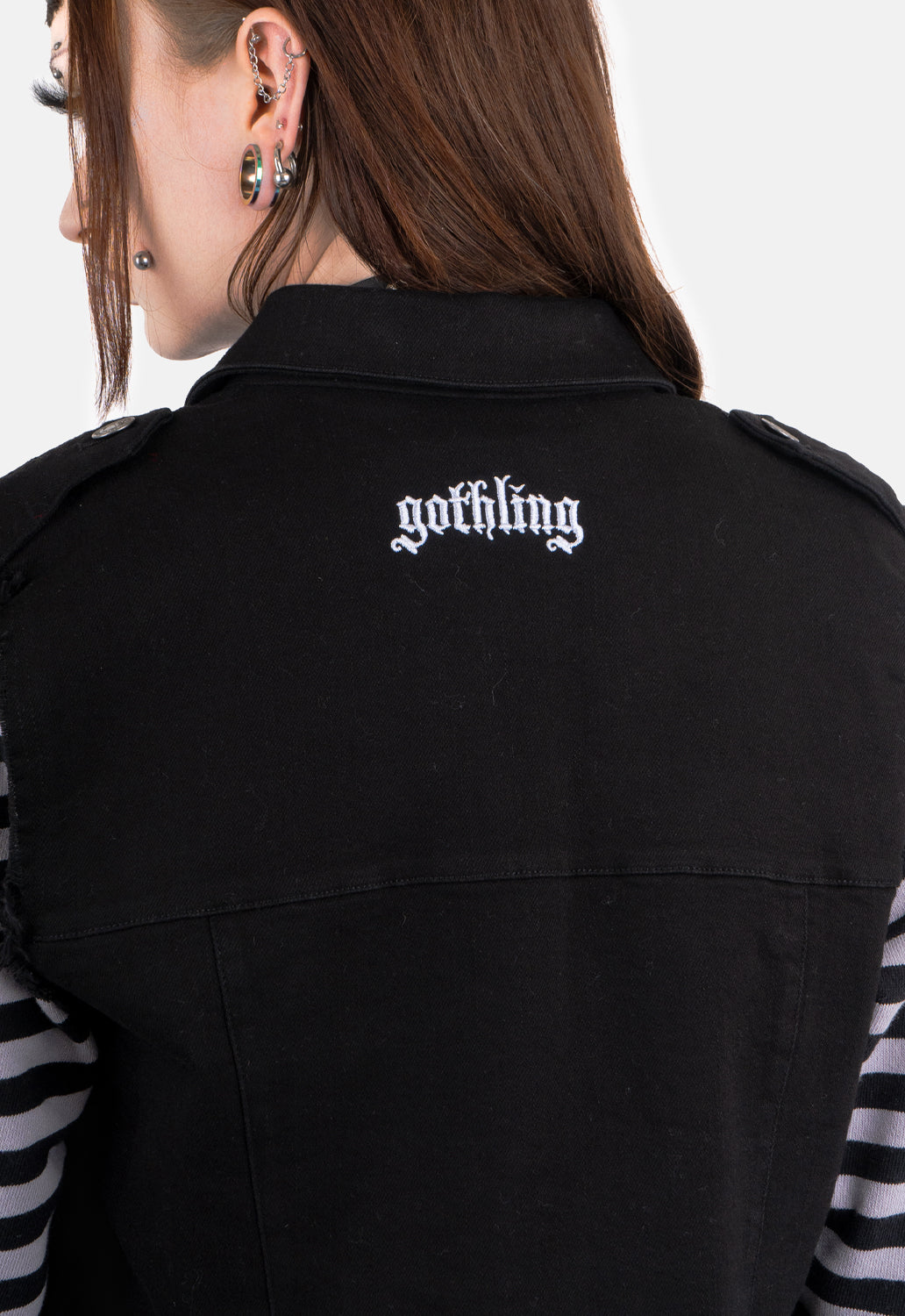 Aza Contrast Denim Jacket