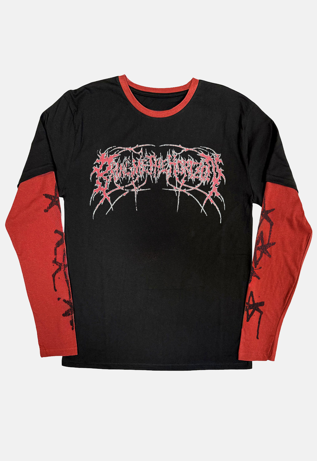 Bathe In The Blood Layered Long Sleeved Top