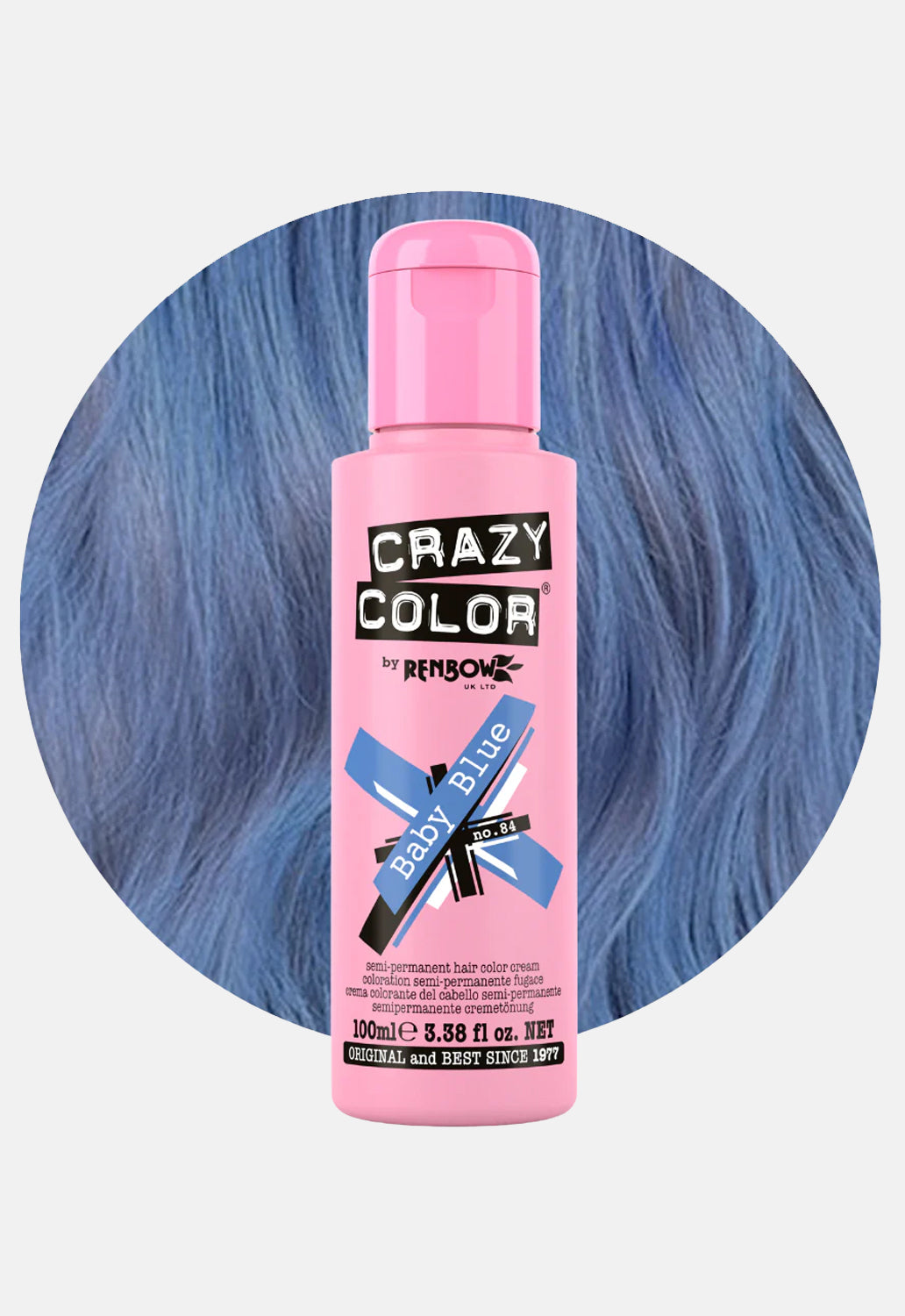 Baby Blue Hair Dye