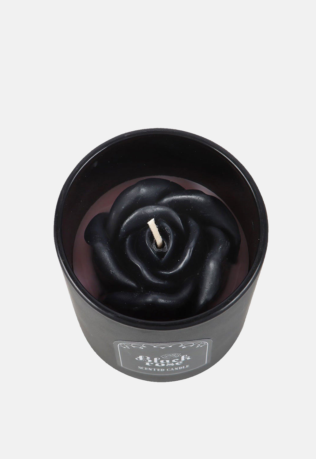Black Rose 3D Candle