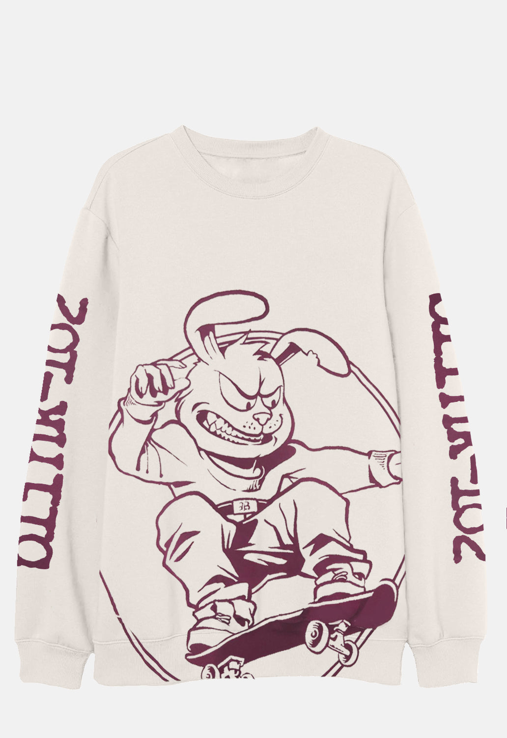 Rabbit Skateboard Sweatshirt