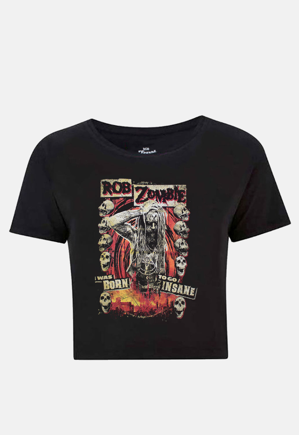 Born To Go Insane Crop Top