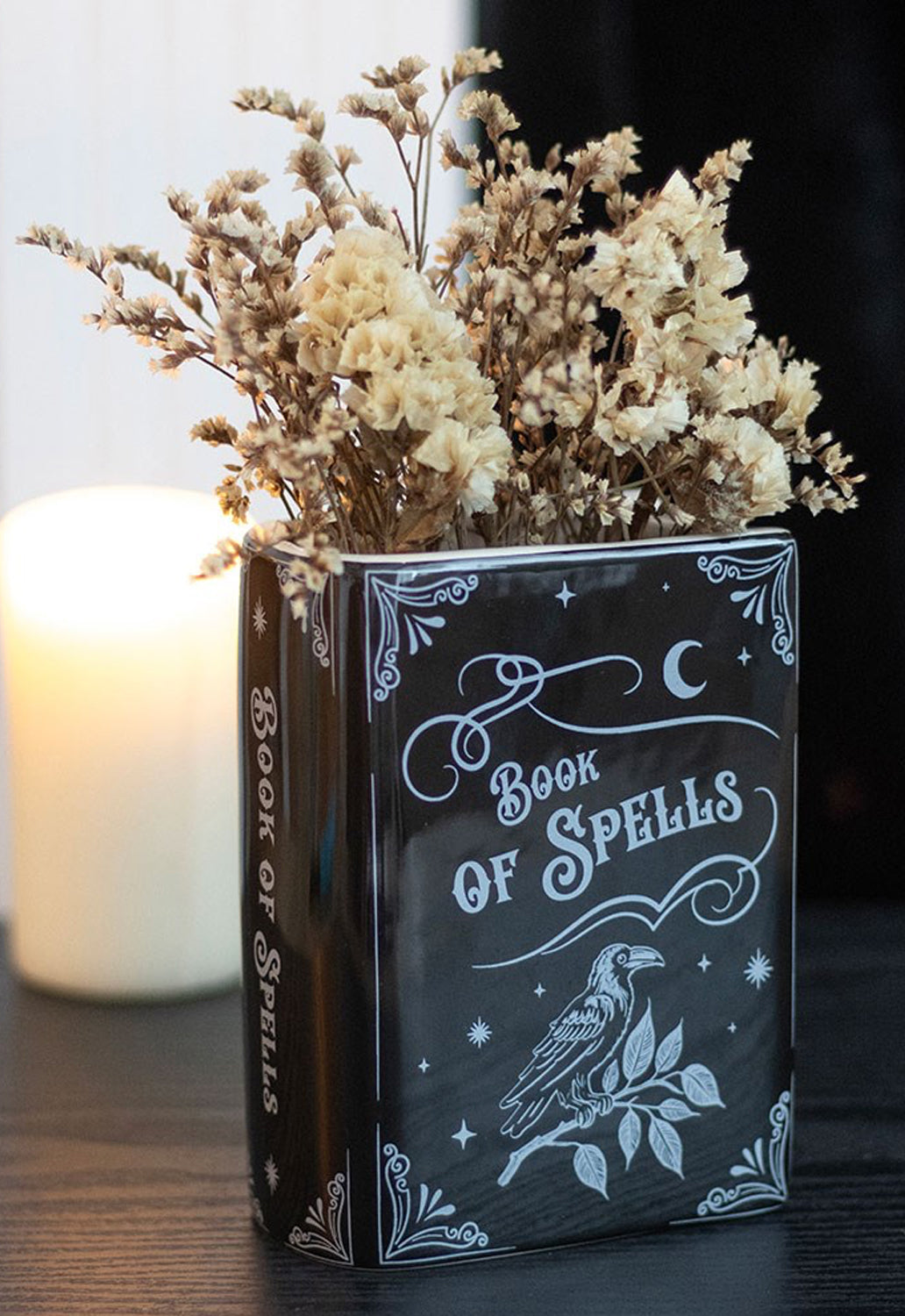 Book Of Spells Flower Vase