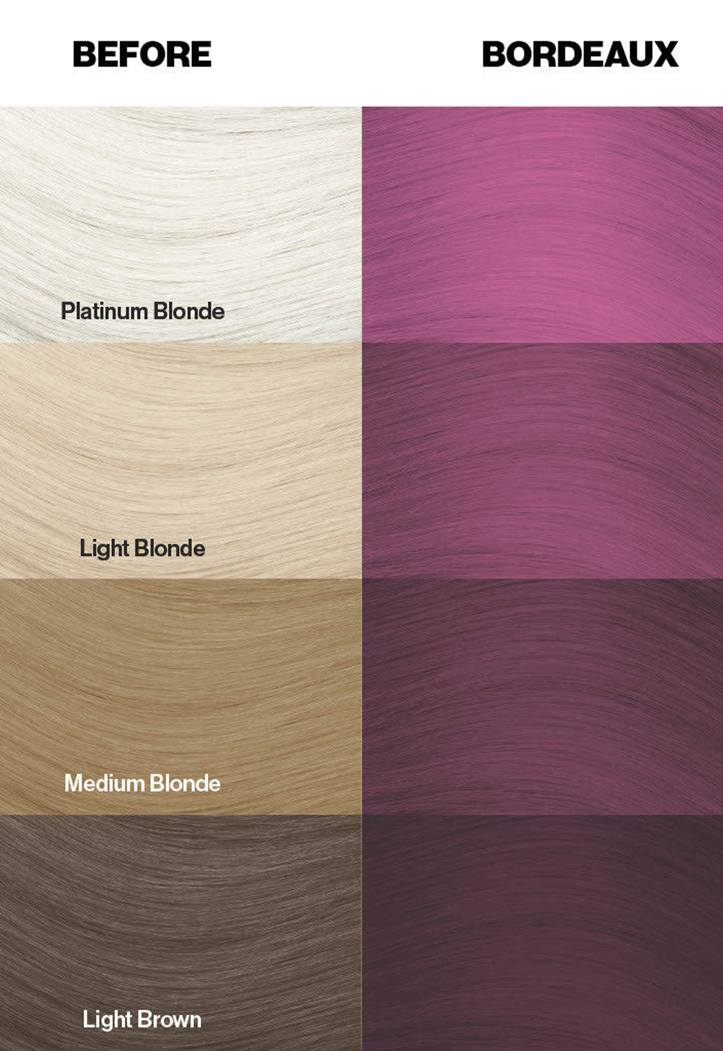 Bordeaux Hair Dye