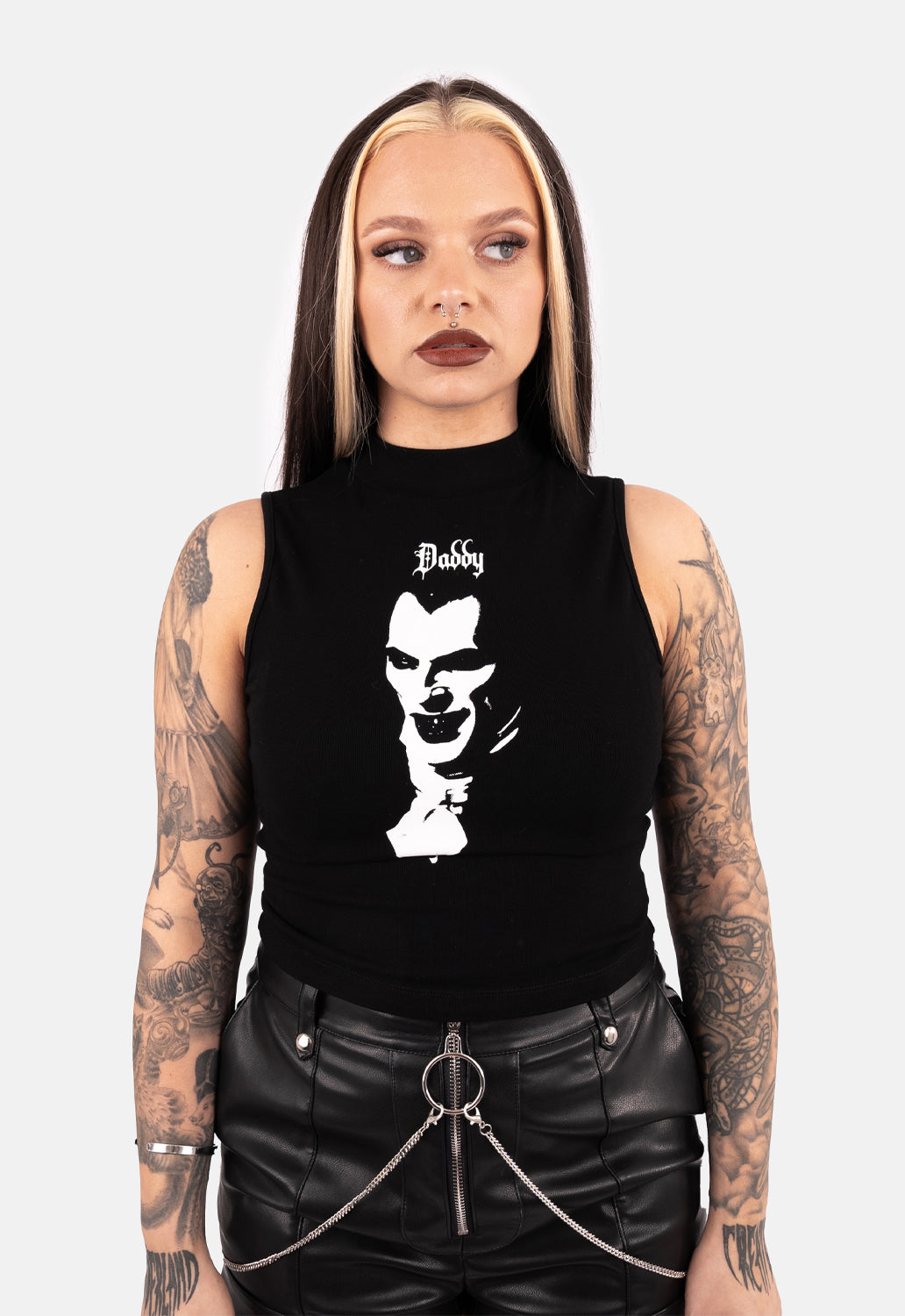 Buffy High Neck Tank Top