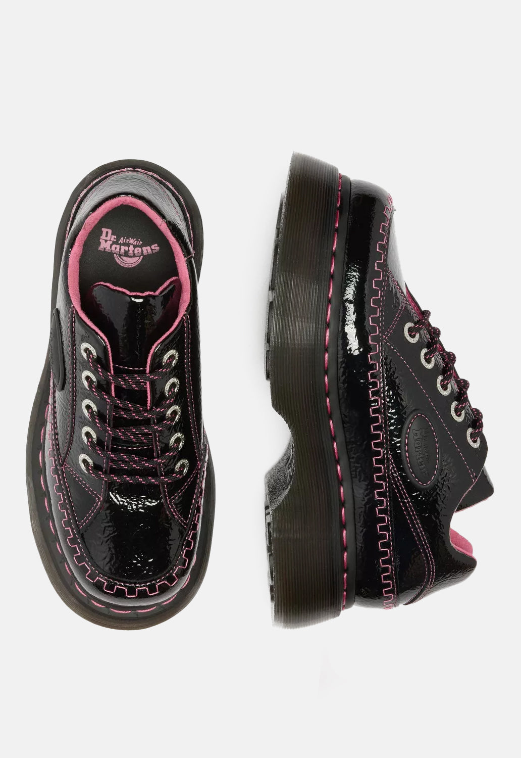 Buzz Distressed Patent Shoes