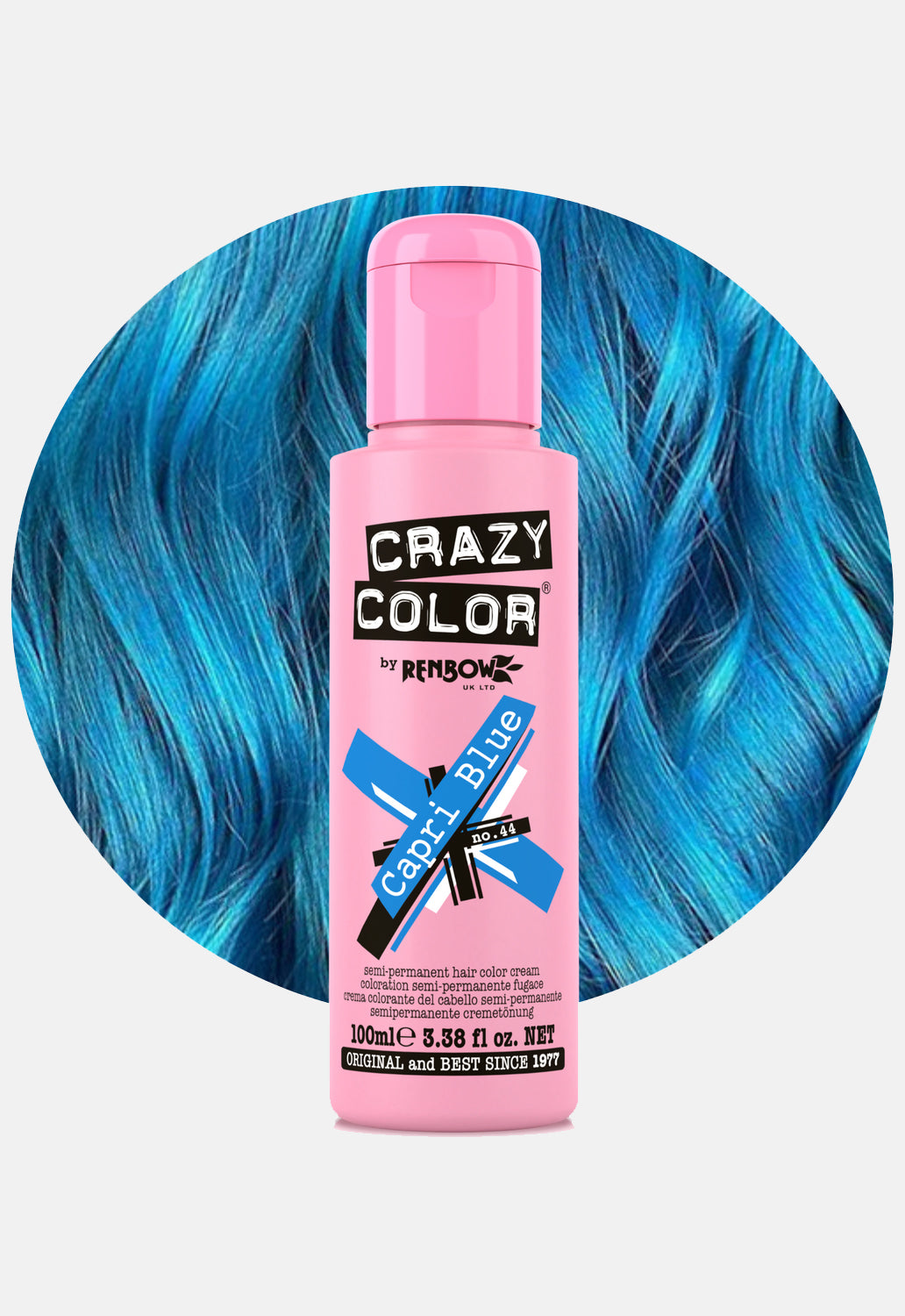 Capri Blue Hair Dye