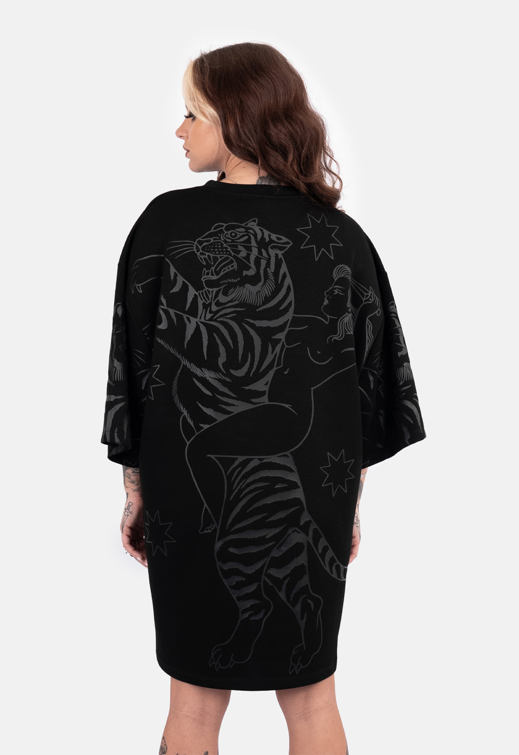 Cassandra Print Tee Mini Dress