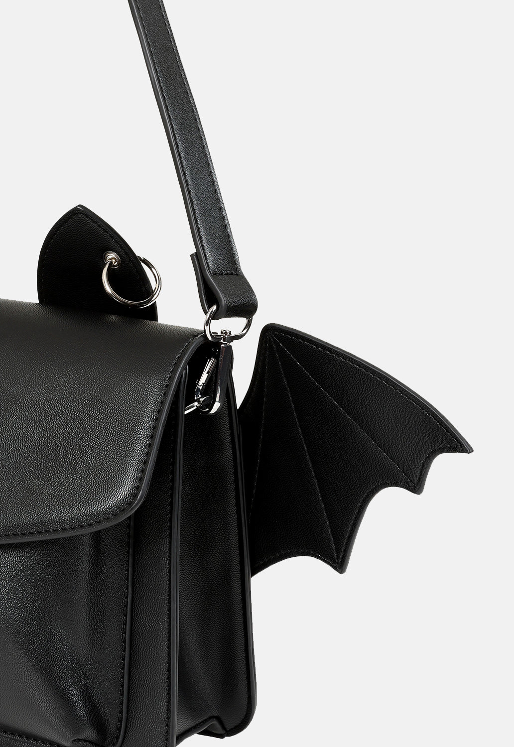 Black Catacomb Bat Handbag