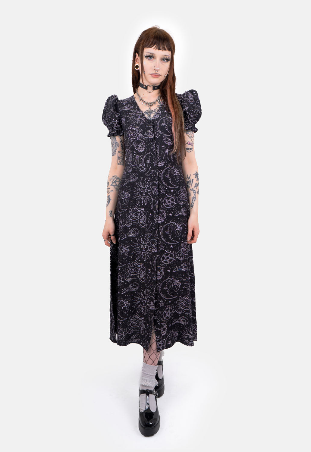 Celeste Puff Sleeve Maxi Dress