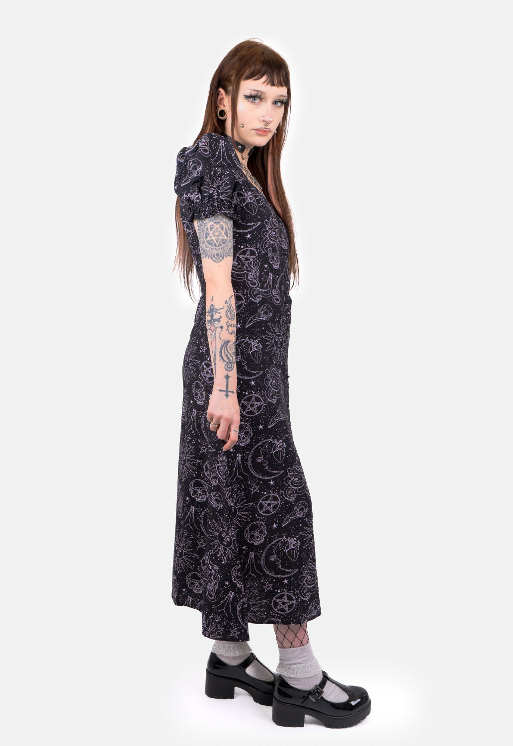 Celeste Puff Sleeve Maxi Dress