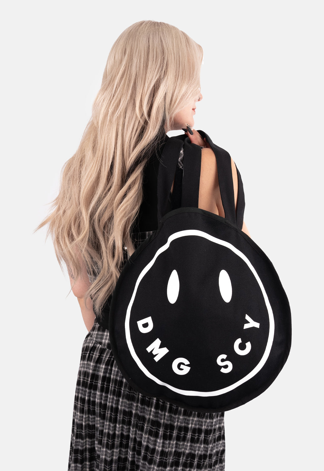 Smiley Circle Tote Bag