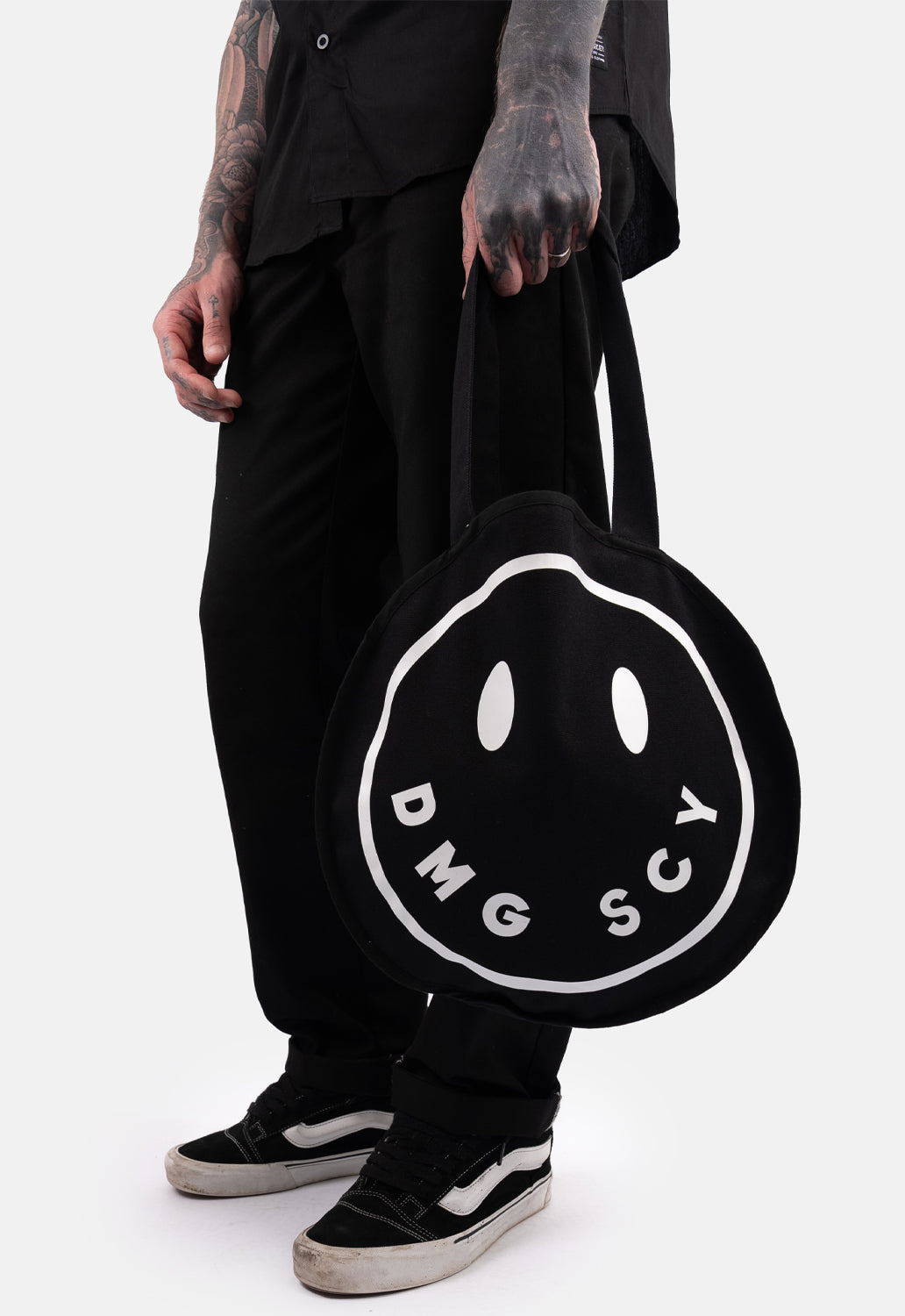 Smiley Circle Tote Bag