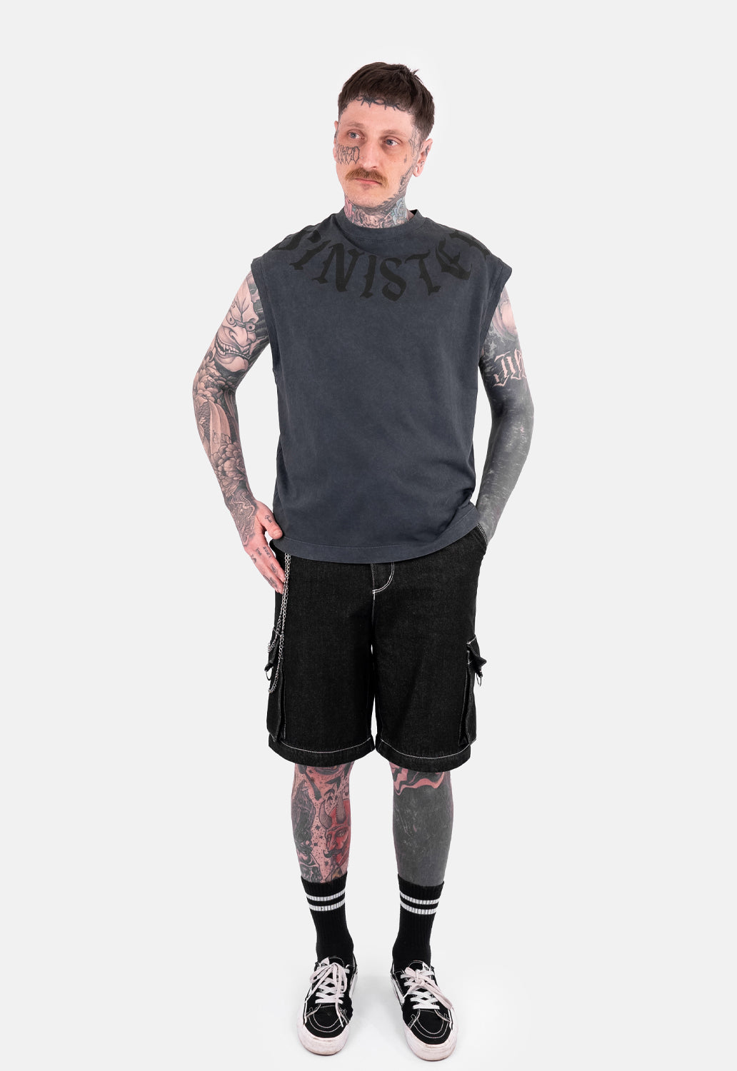 Cyrus Printed Washed Tank Top