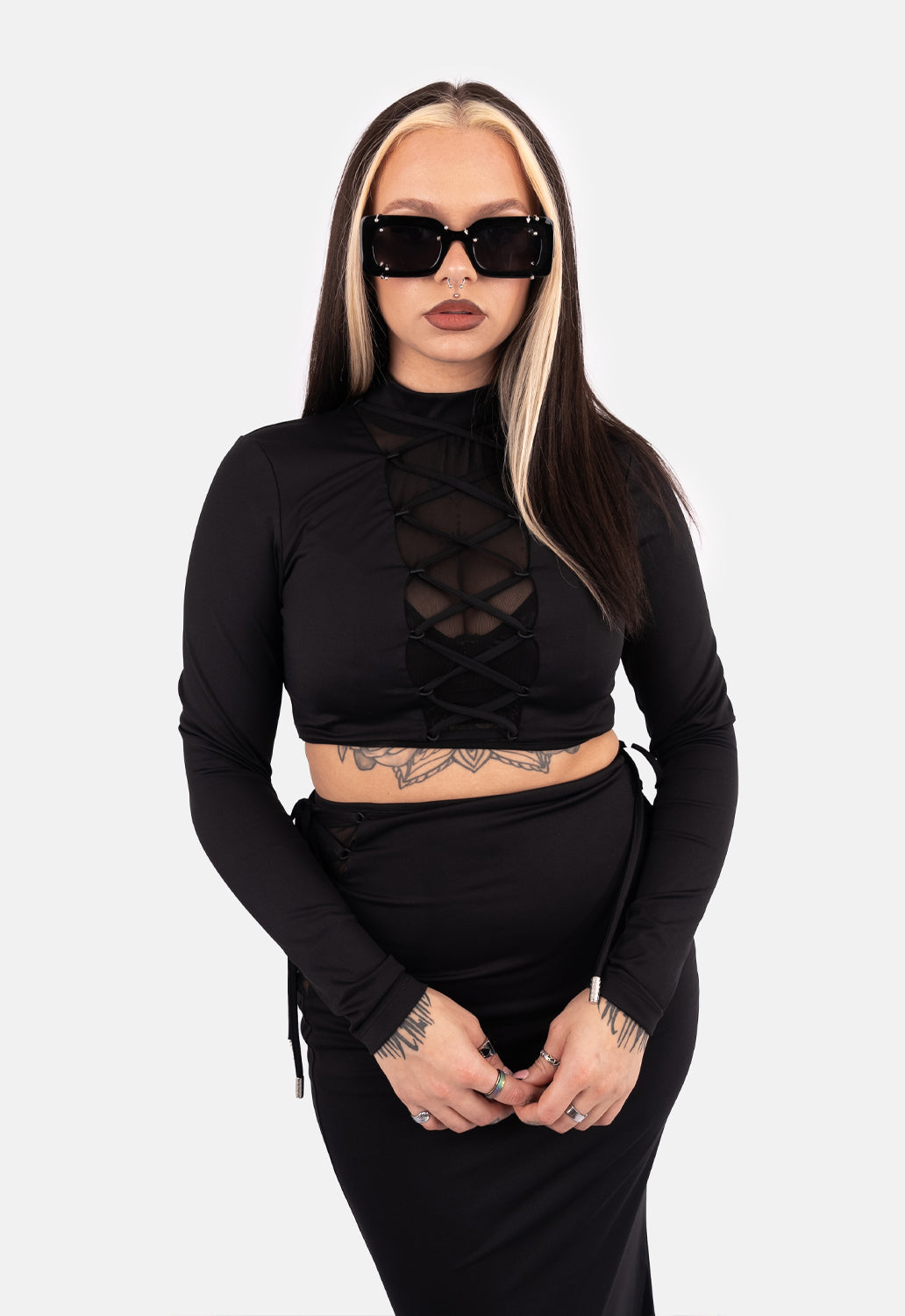 Daeva Front Lace Up Top