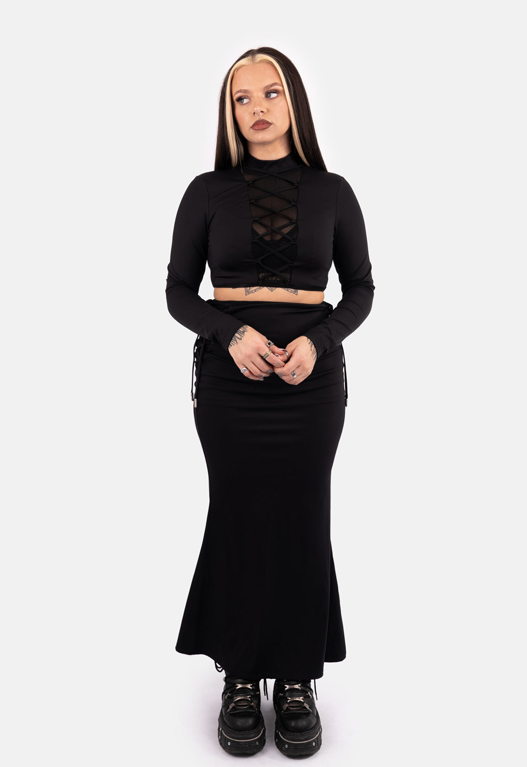 Daeva Front Lace Up Top