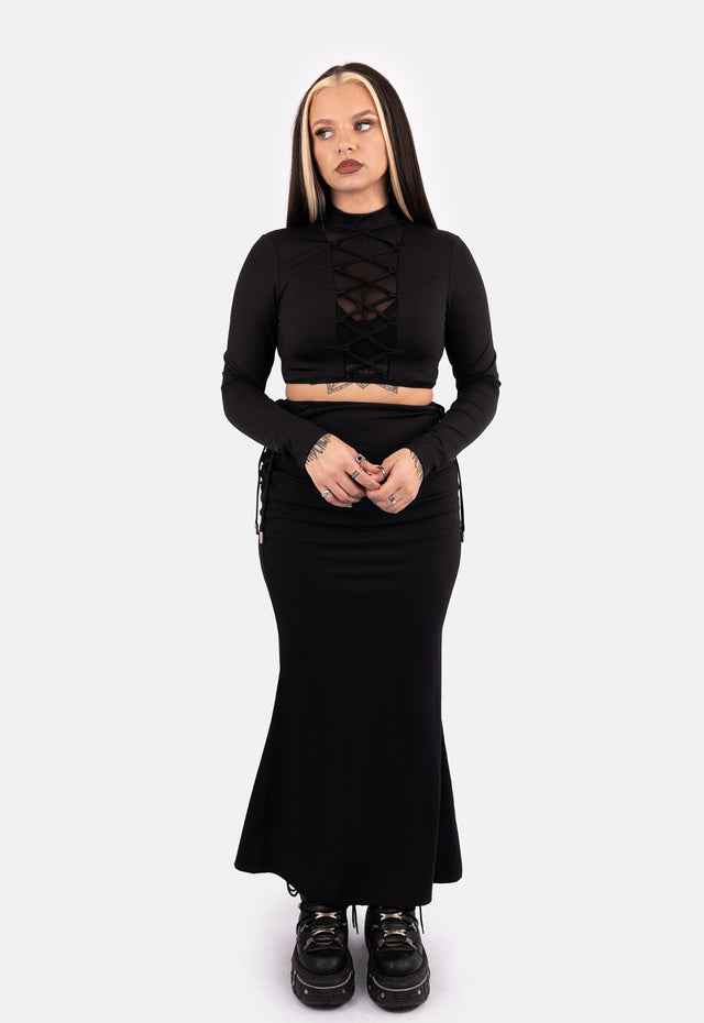 Daeva Front Lace Up Top