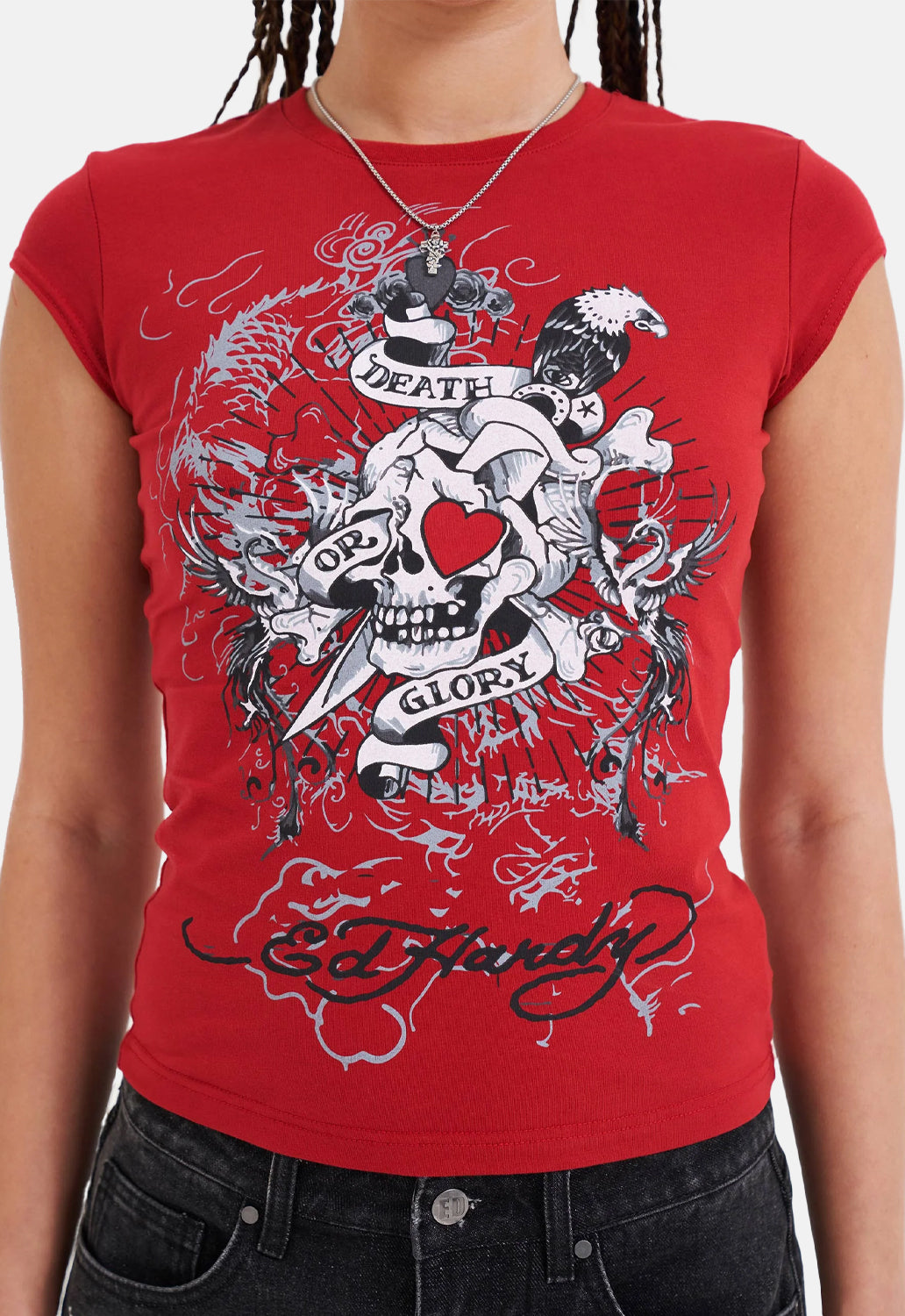 Death Or Glory Cap Sleeve Tee