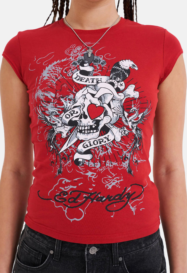 Death Or Glory Cap Sleeve Tee