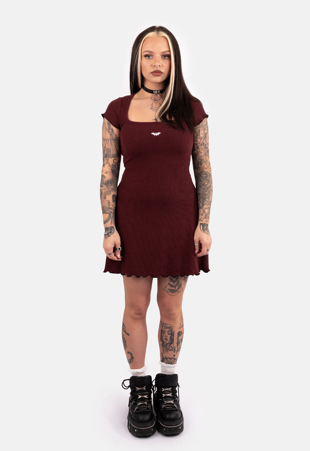 Drusilla Ribbed Mini Dress