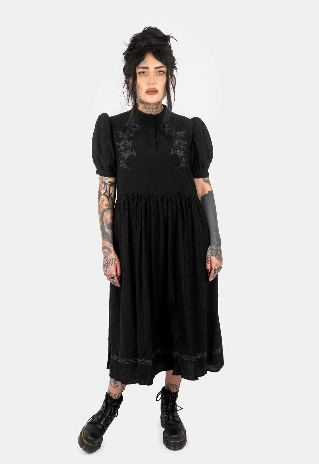 Eloise Embroidered Midaxi Dress