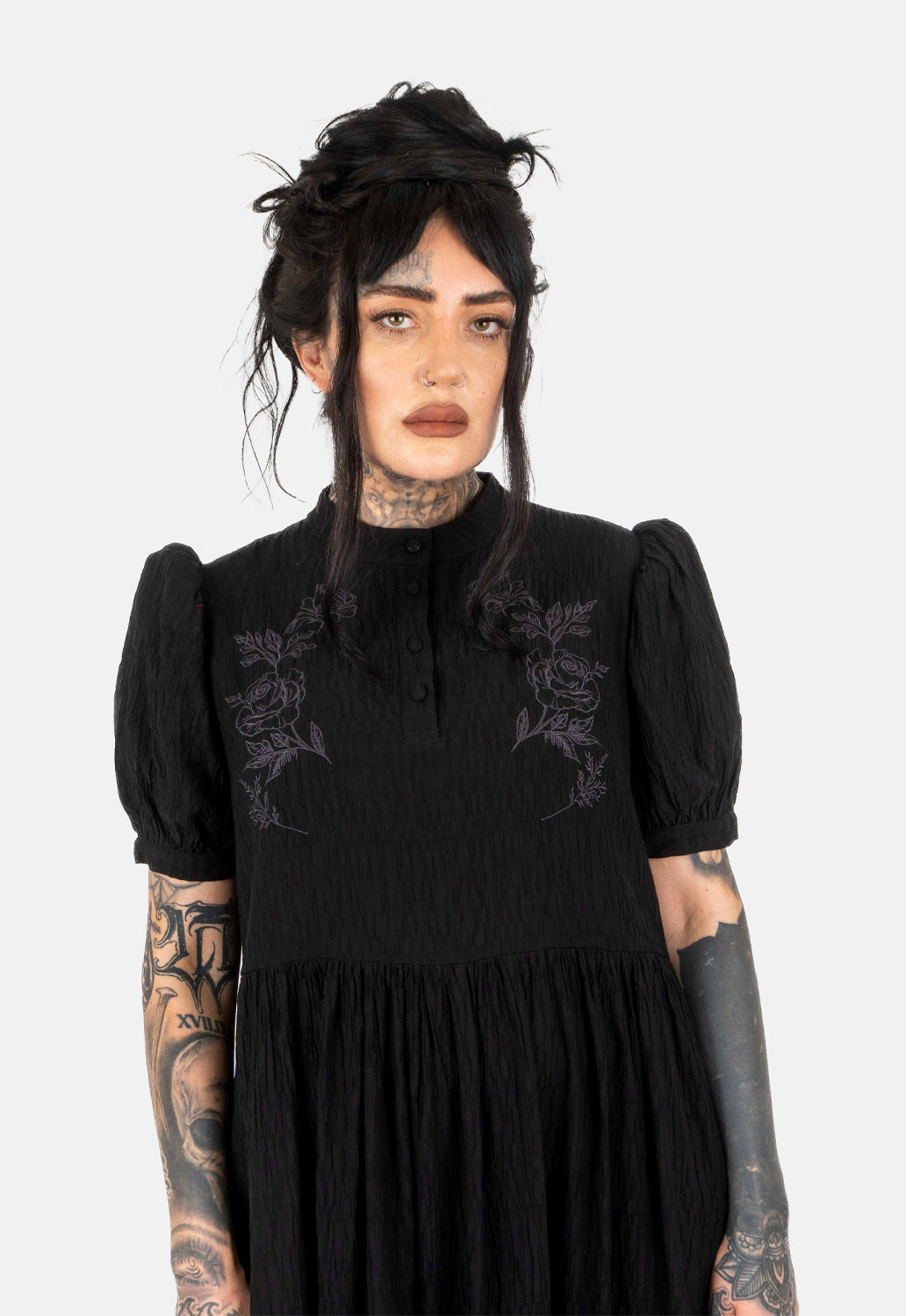 Eloise Embroidered Midaxi Dress
