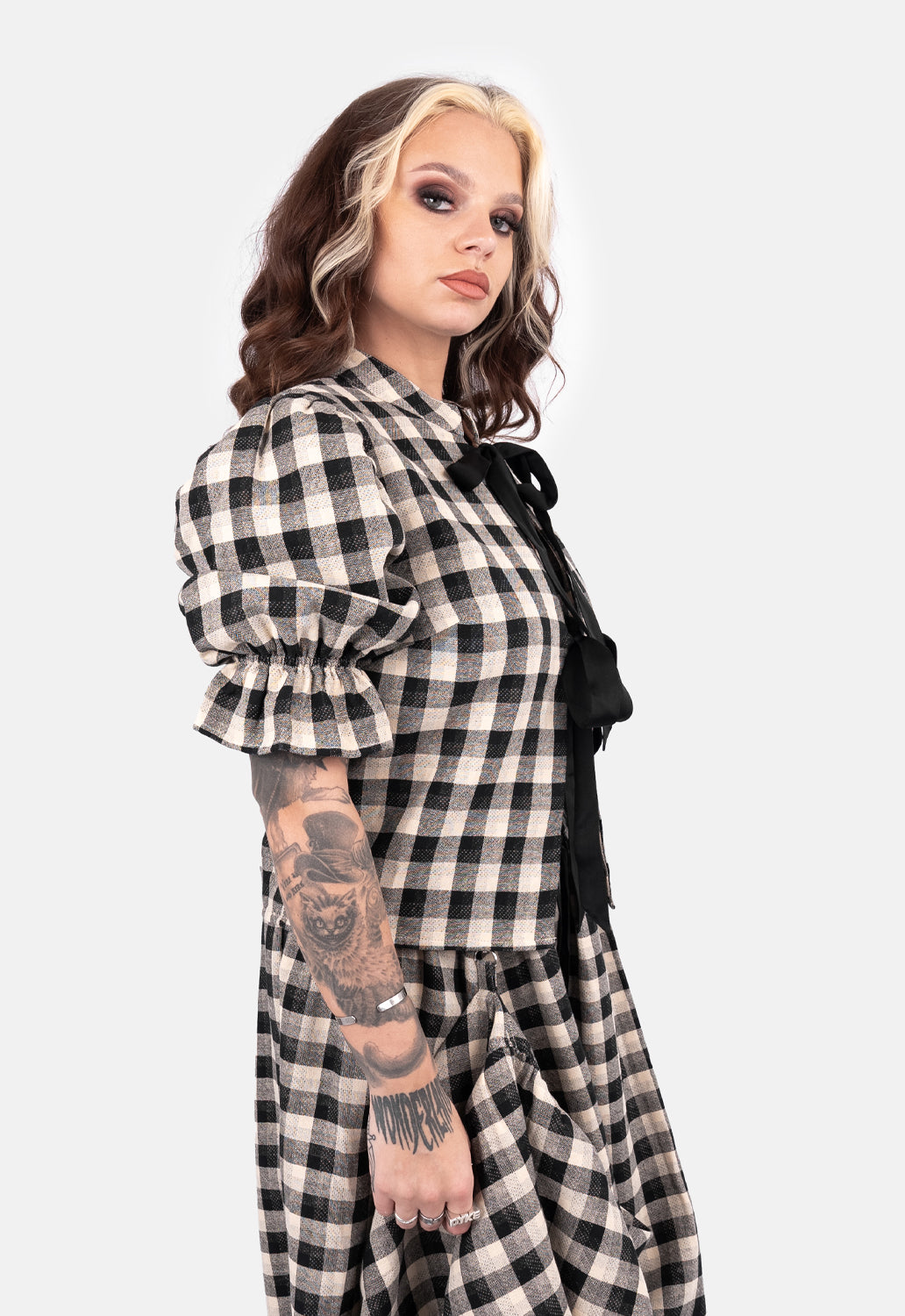 Evie Front Tie Puff Sleeve Top