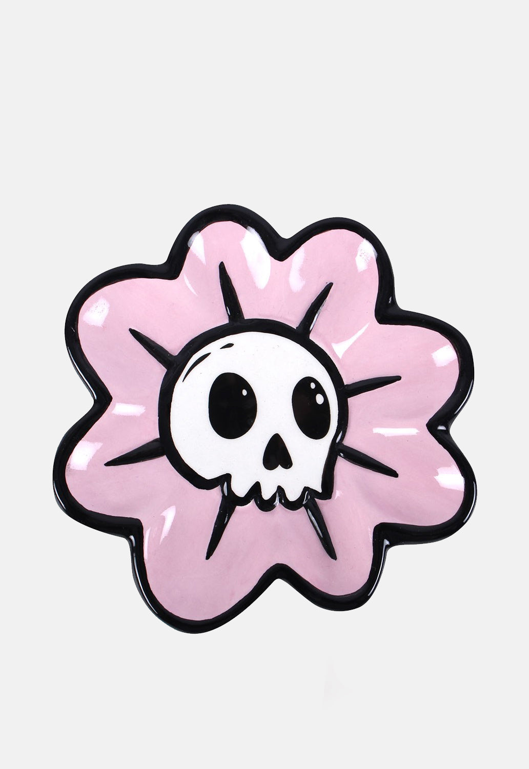 Flower Skull Trinket Dish