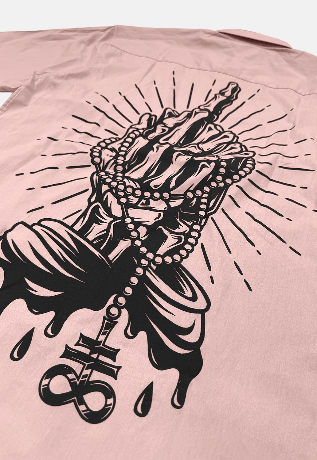 Folded Hands Short Sleeved Shirt