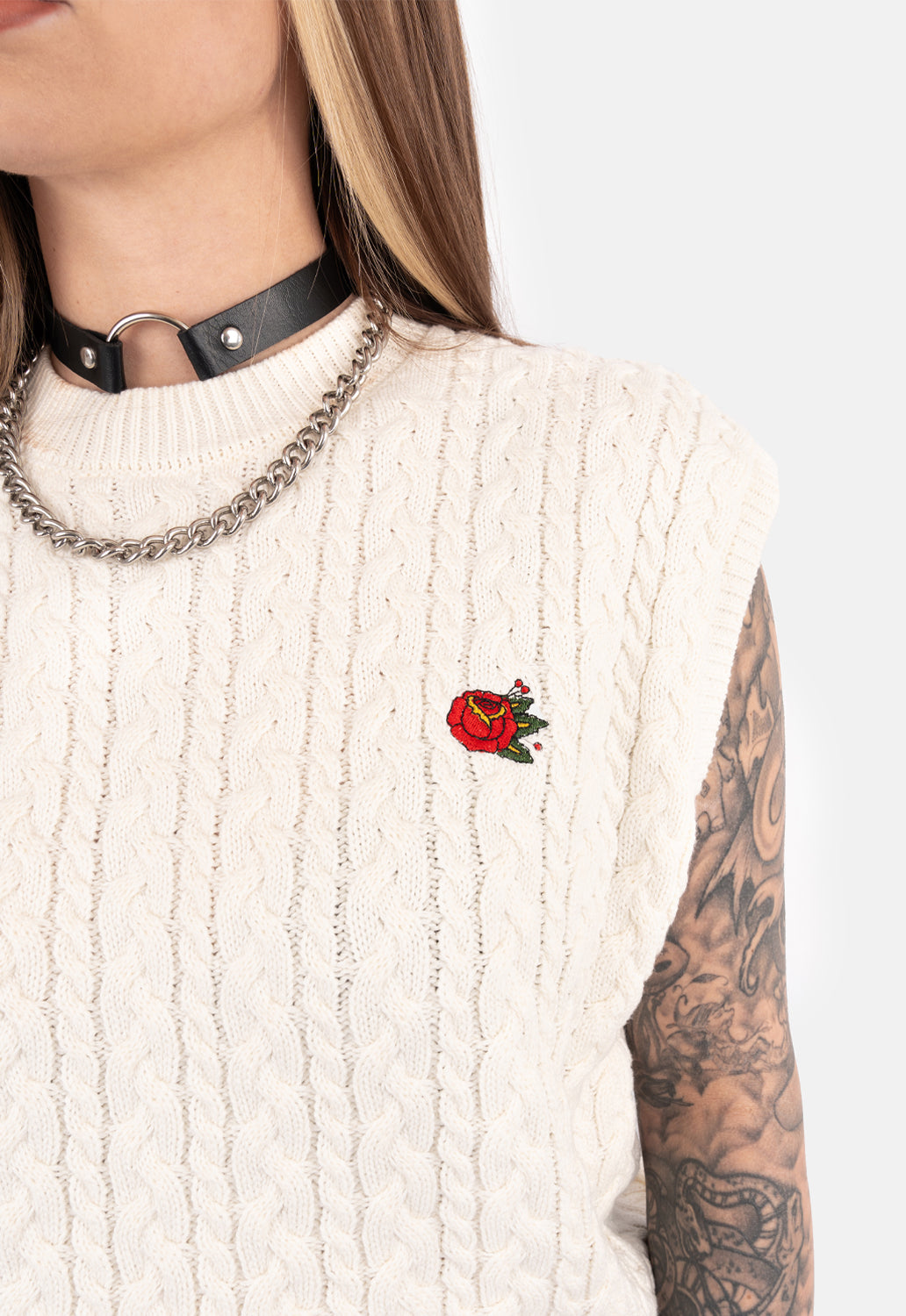 Franklin Oversized Knit Vest