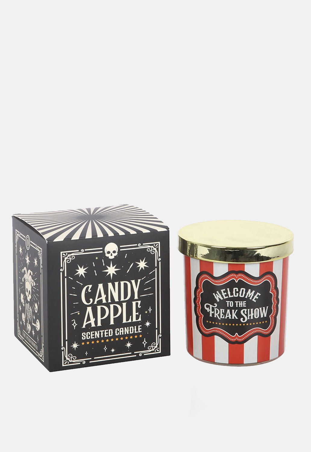 Freak Show Candy Apple Candle
