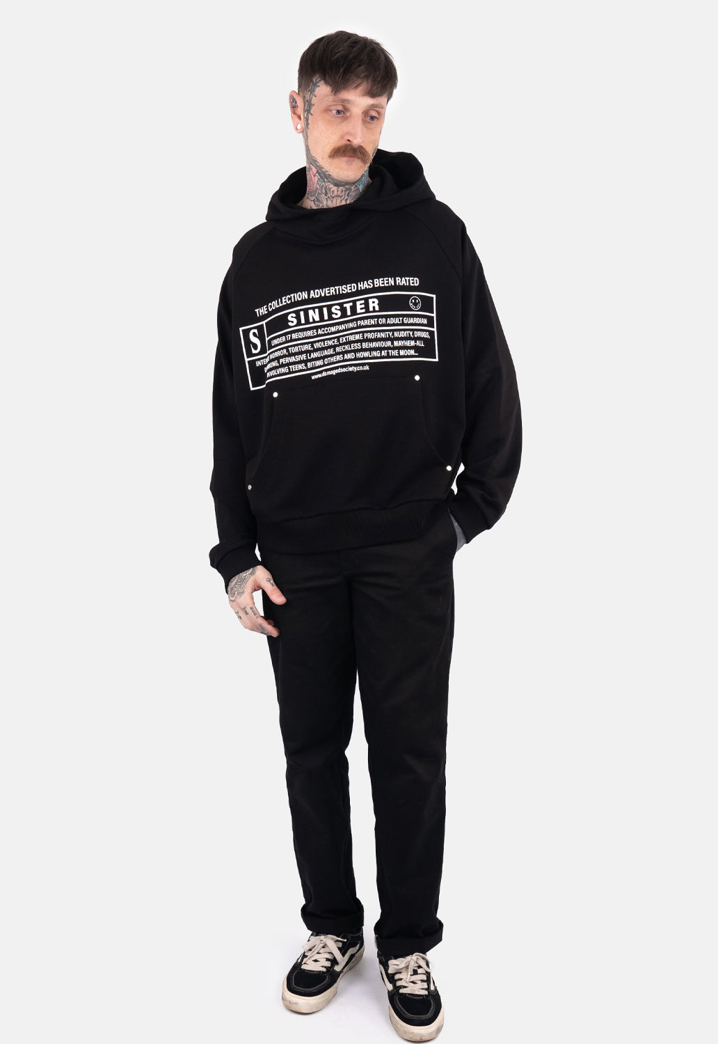 Front Print Oversized Hoodie