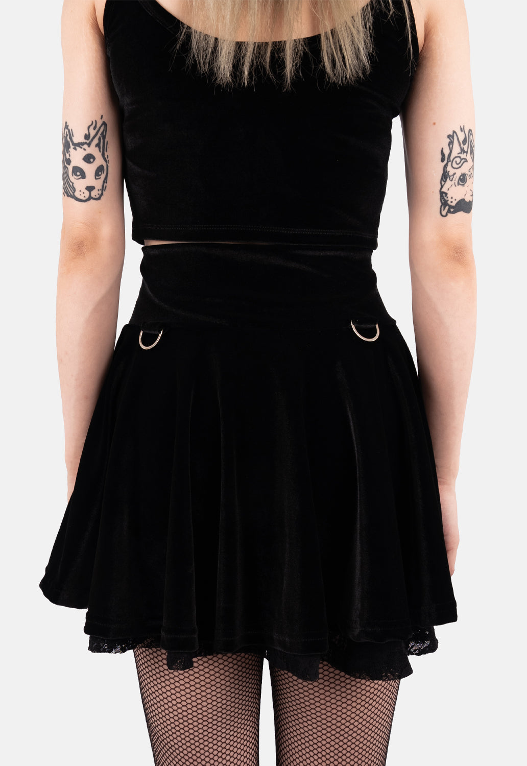 Gem Double Layer Skater Skirt