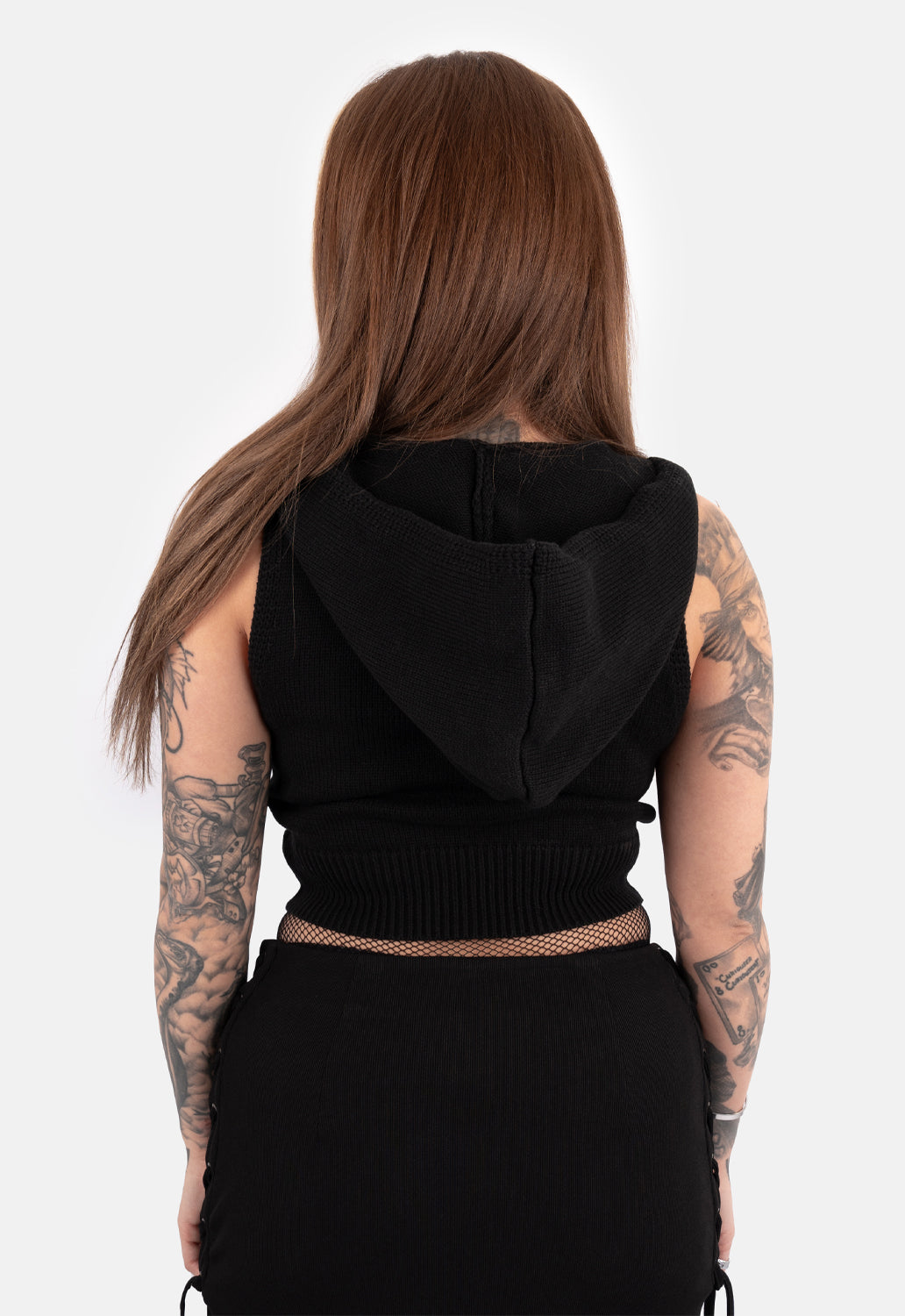Grace Hooded Cropped Knit