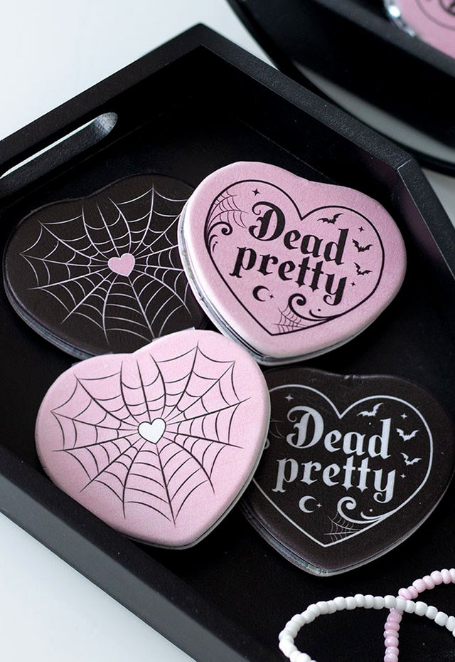 Spiderweb Compact Mirror