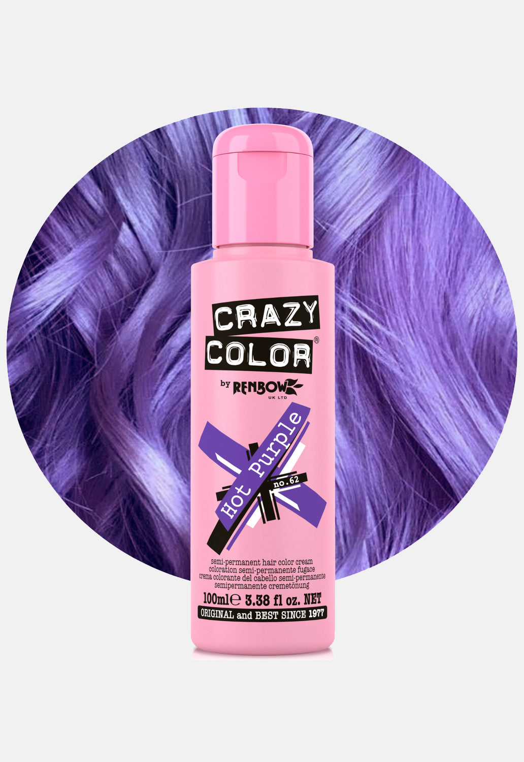 Hot Purple Hair Dye