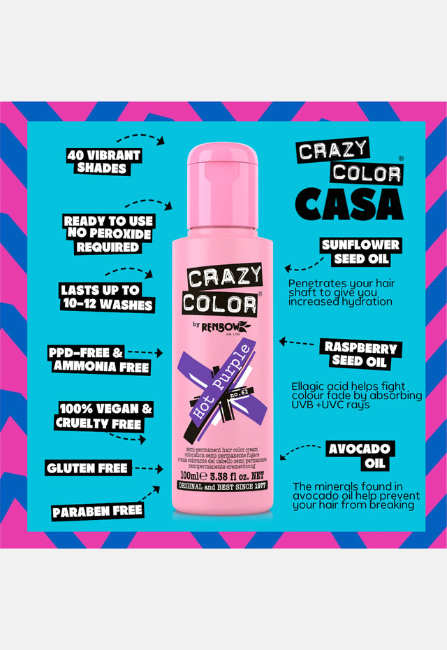 Hot Purple Hair Dye