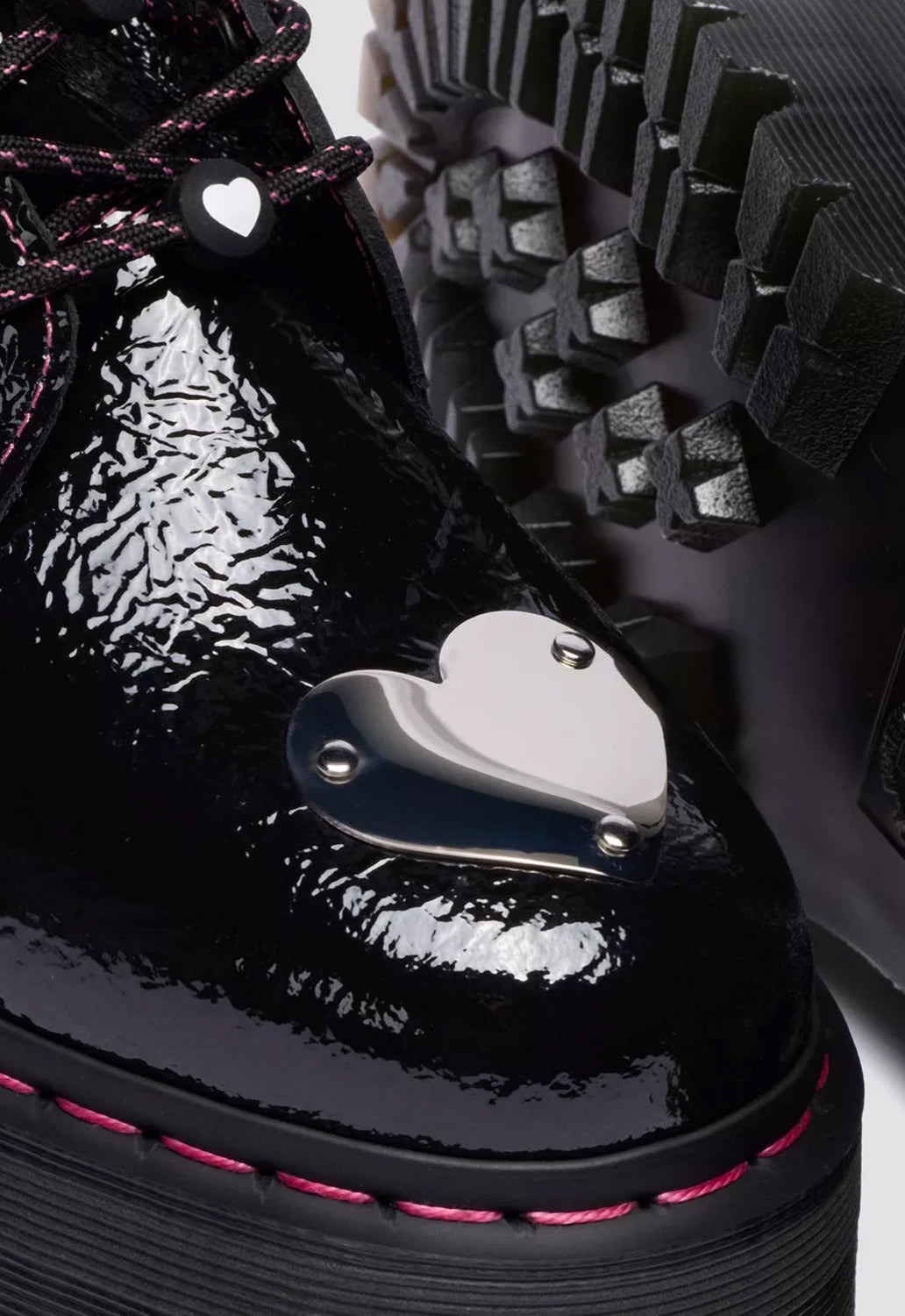 Jadon Distressed Patent Boots