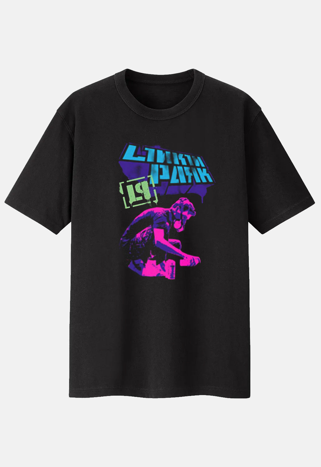Meteora Stencil Neon T-Shirt