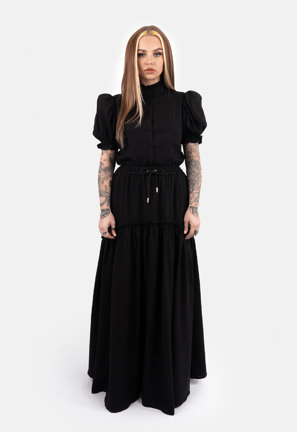 Lori Gathered Maxi Skirt